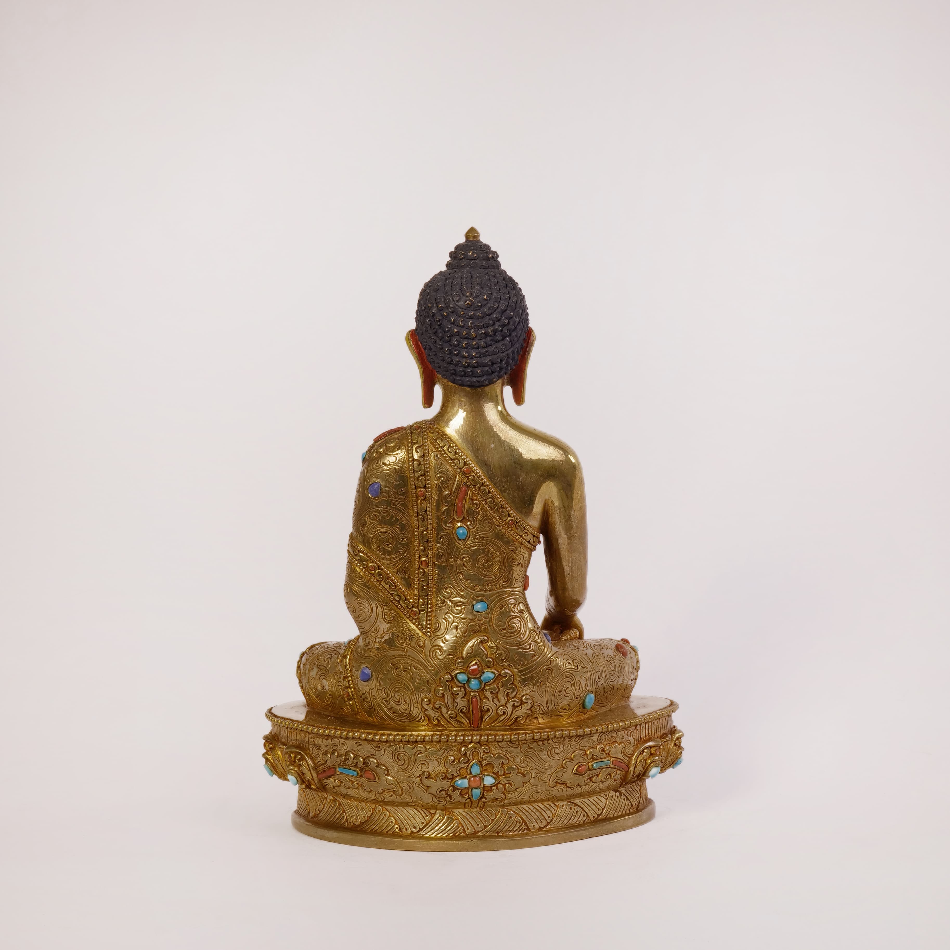 Shakyamuni Buddha with stone (Small) 4
