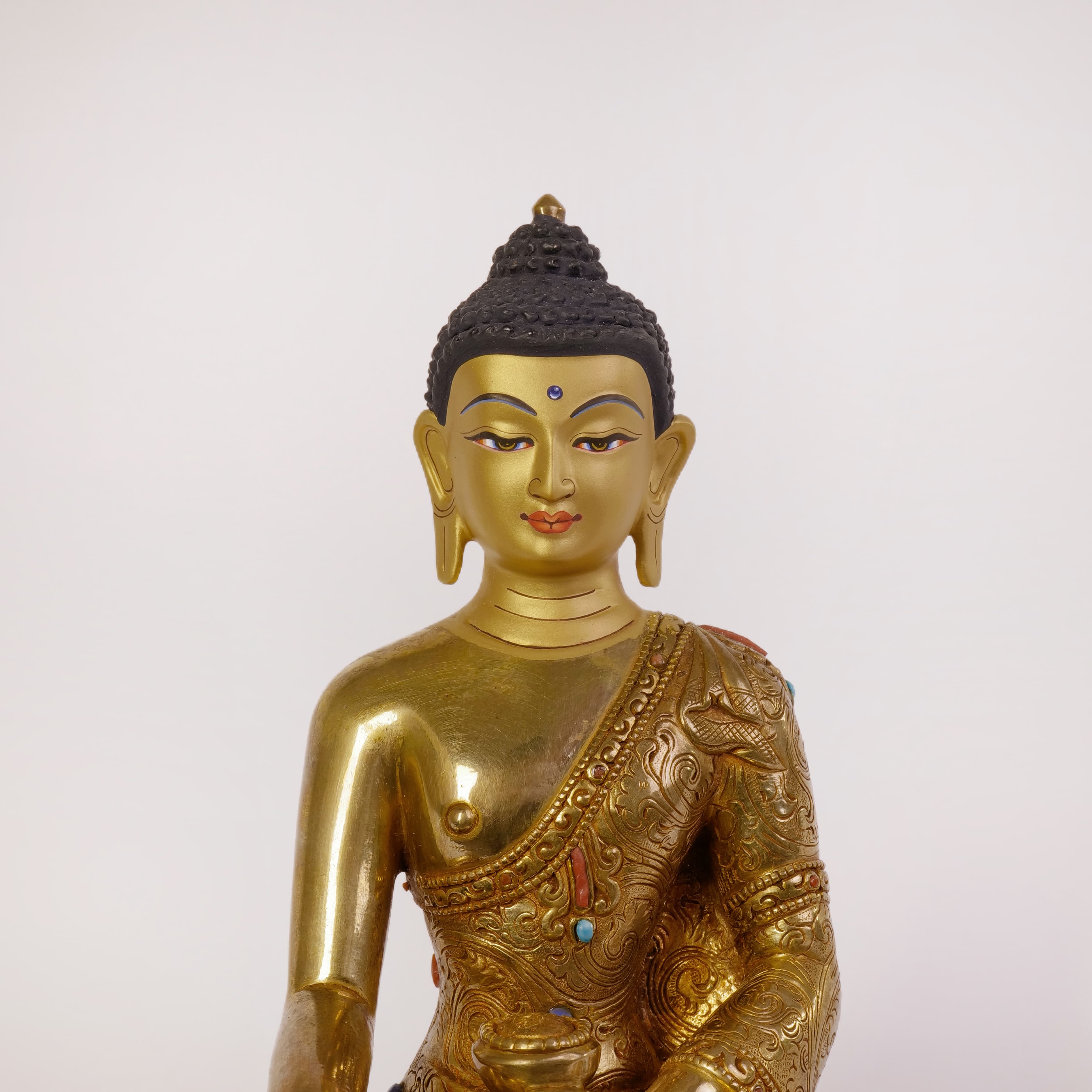 Shakyamuni Buddha with stone (Small) 5