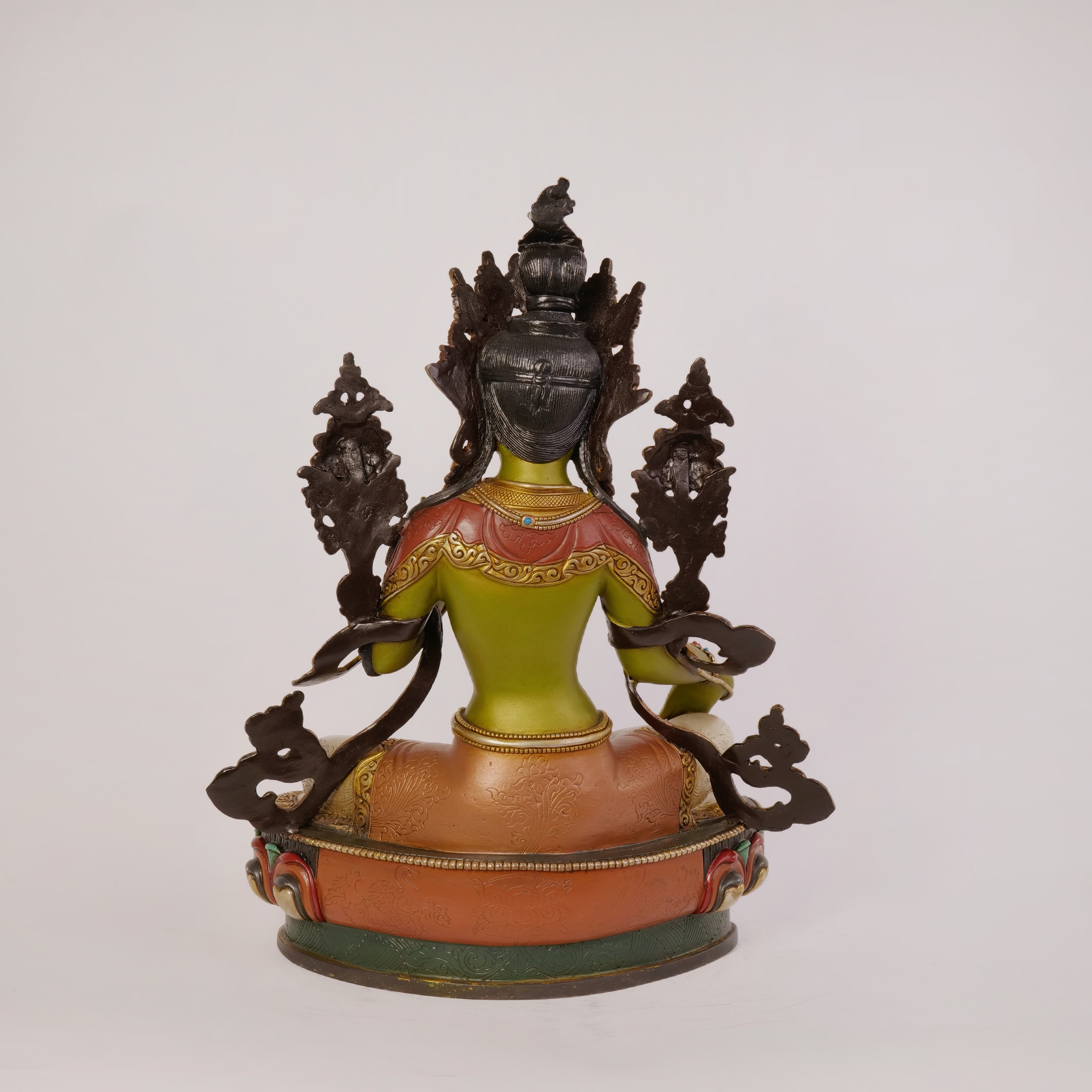 Green Tara with Color, Stone (Medium) 4