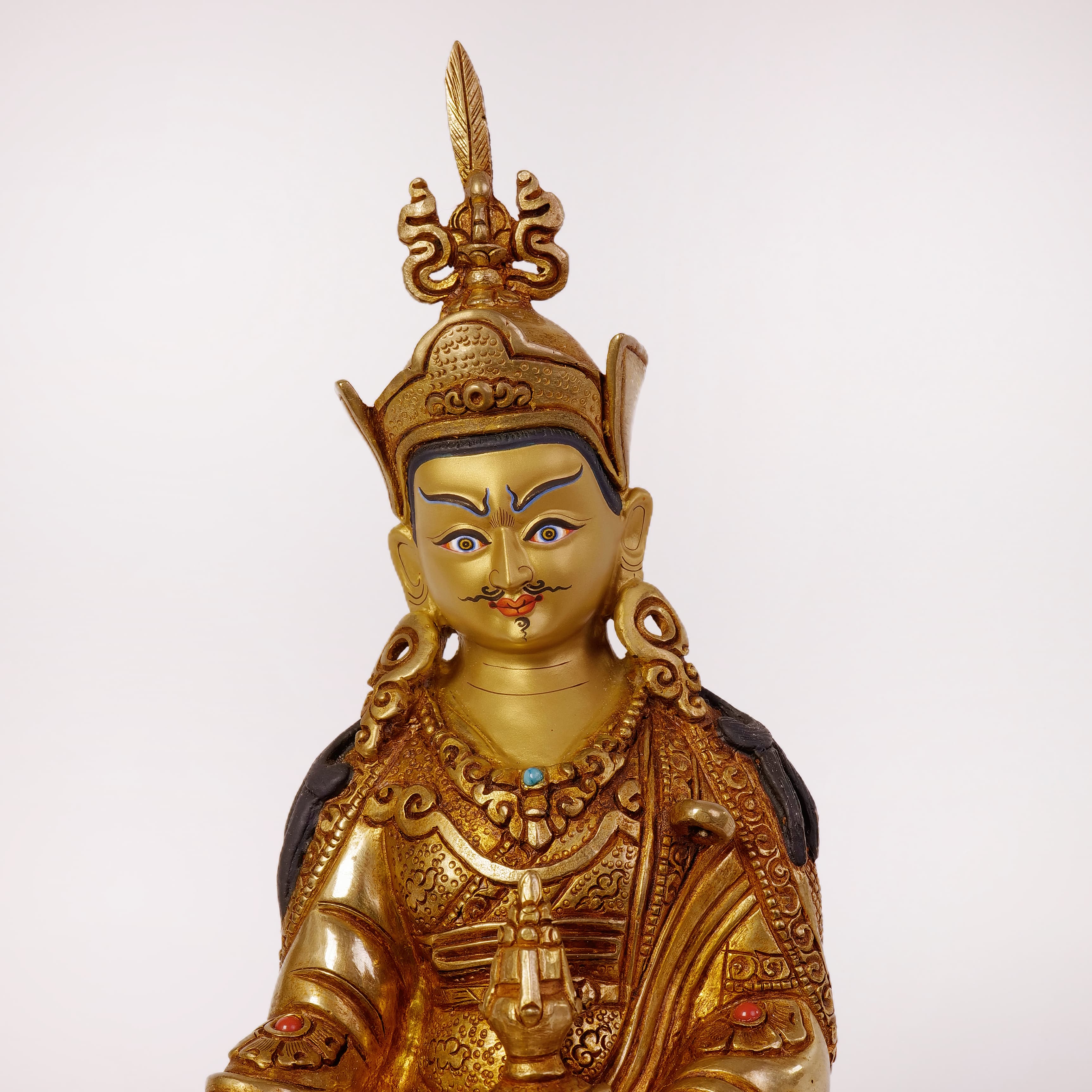 Guru Rinpoche with stone (Small) 7