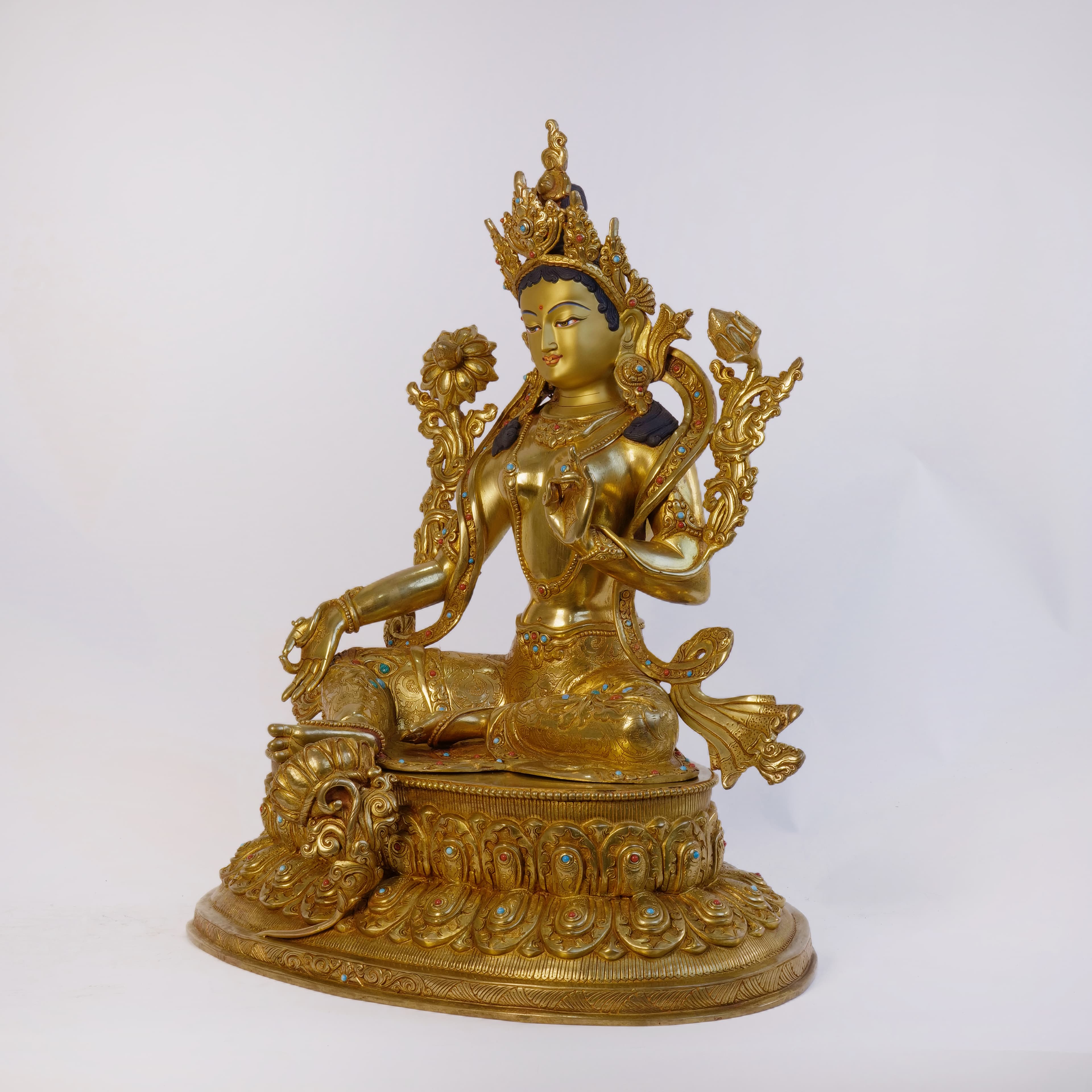 Green Tara Statue (Medium) 2