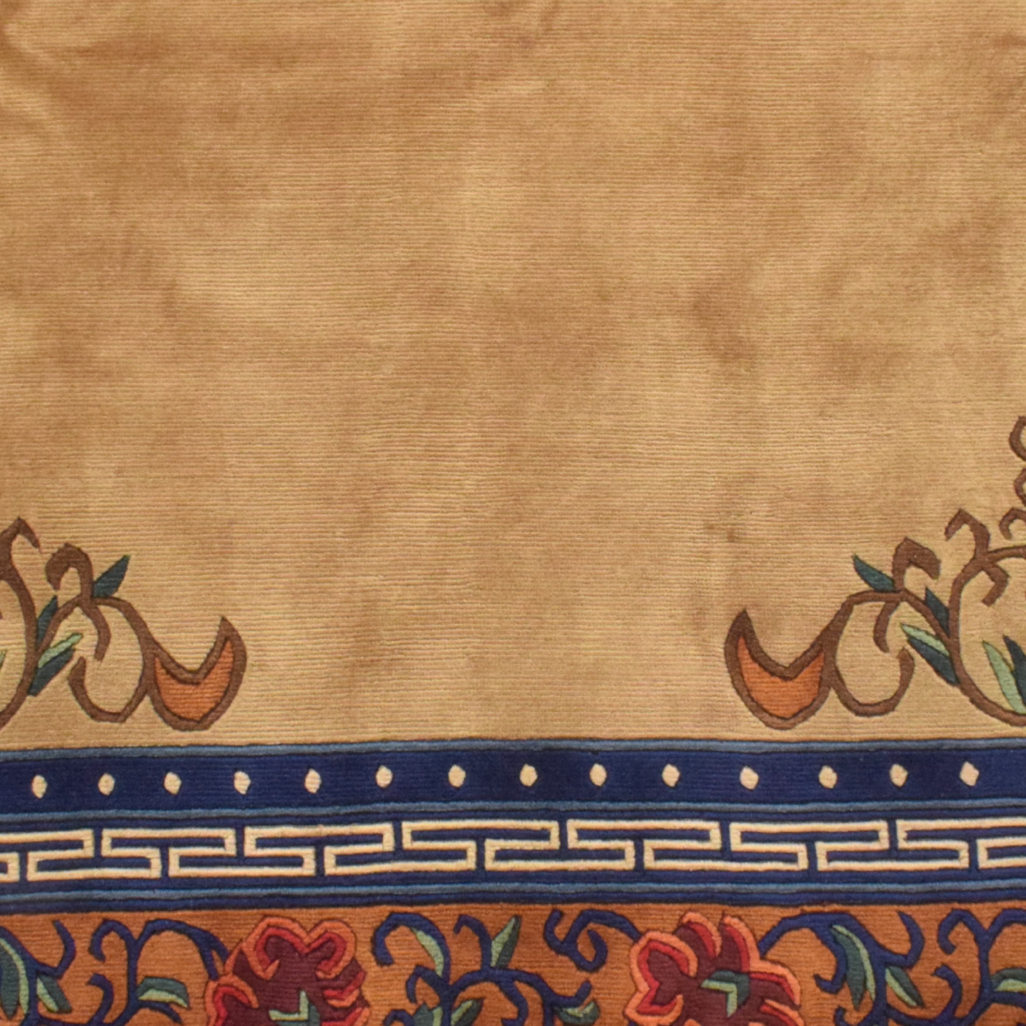 Tibetan Floral Medallion Carpet 5