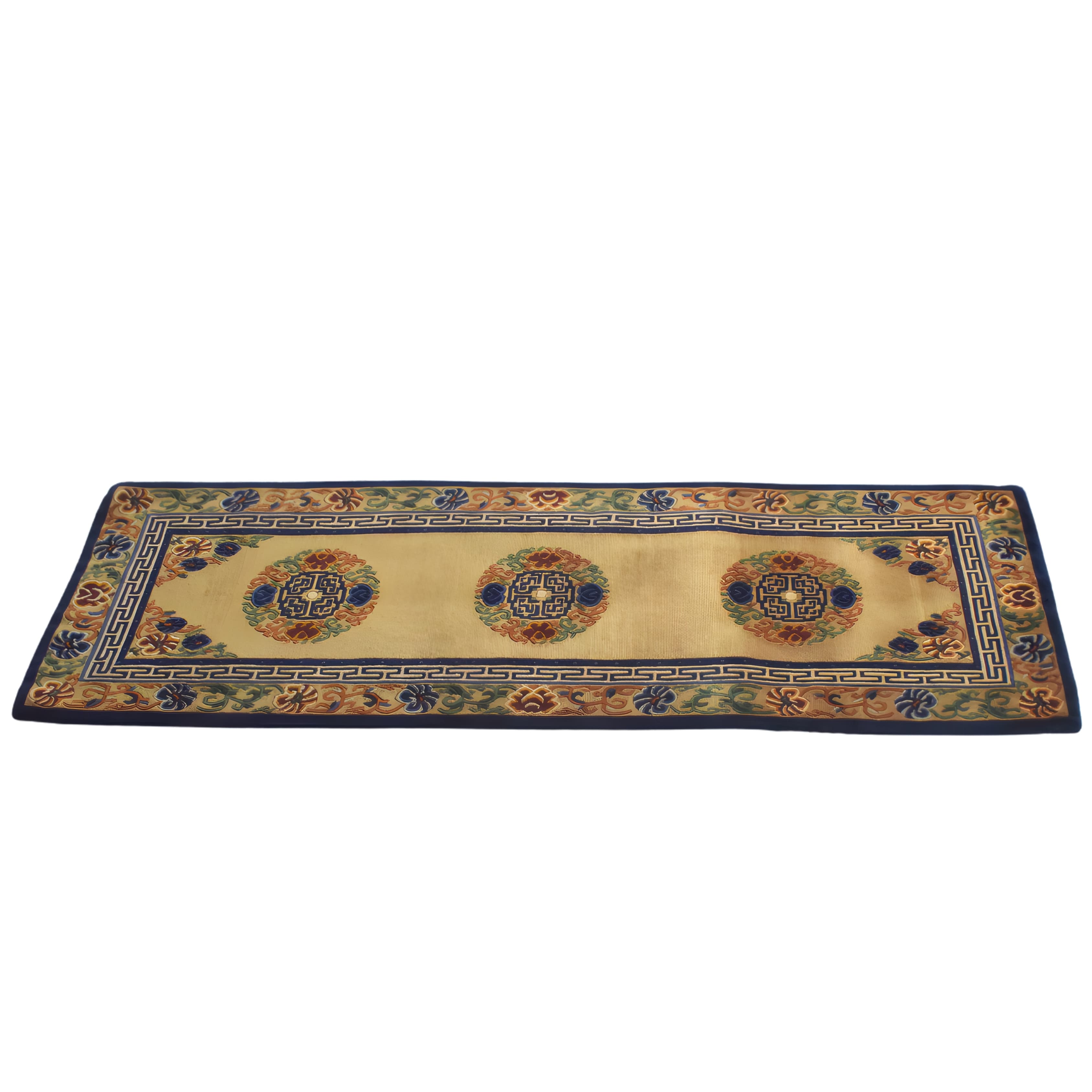 Imperial Gold Tibetan Runner Carpet