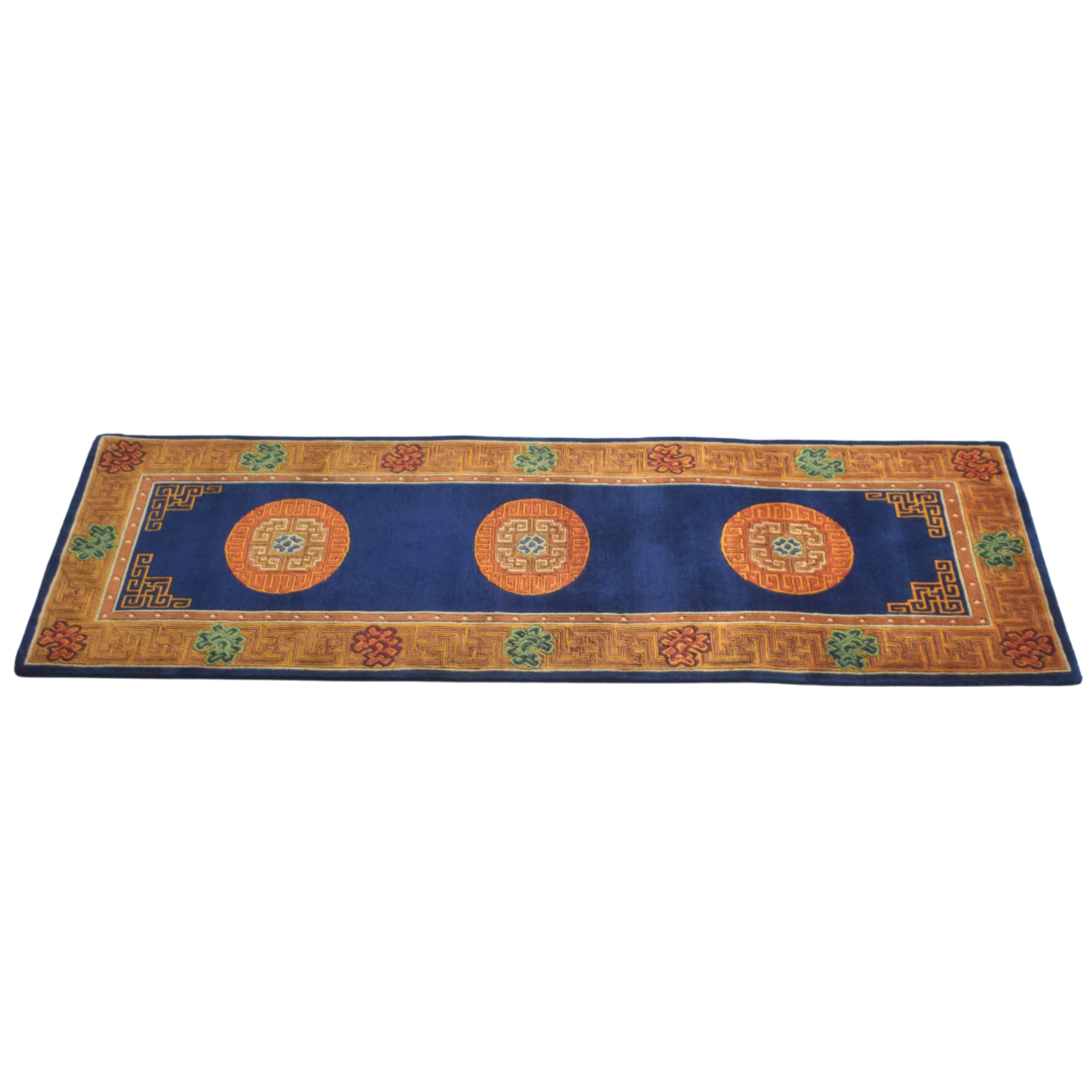 Royal Blue Tibetan Runner Carpet