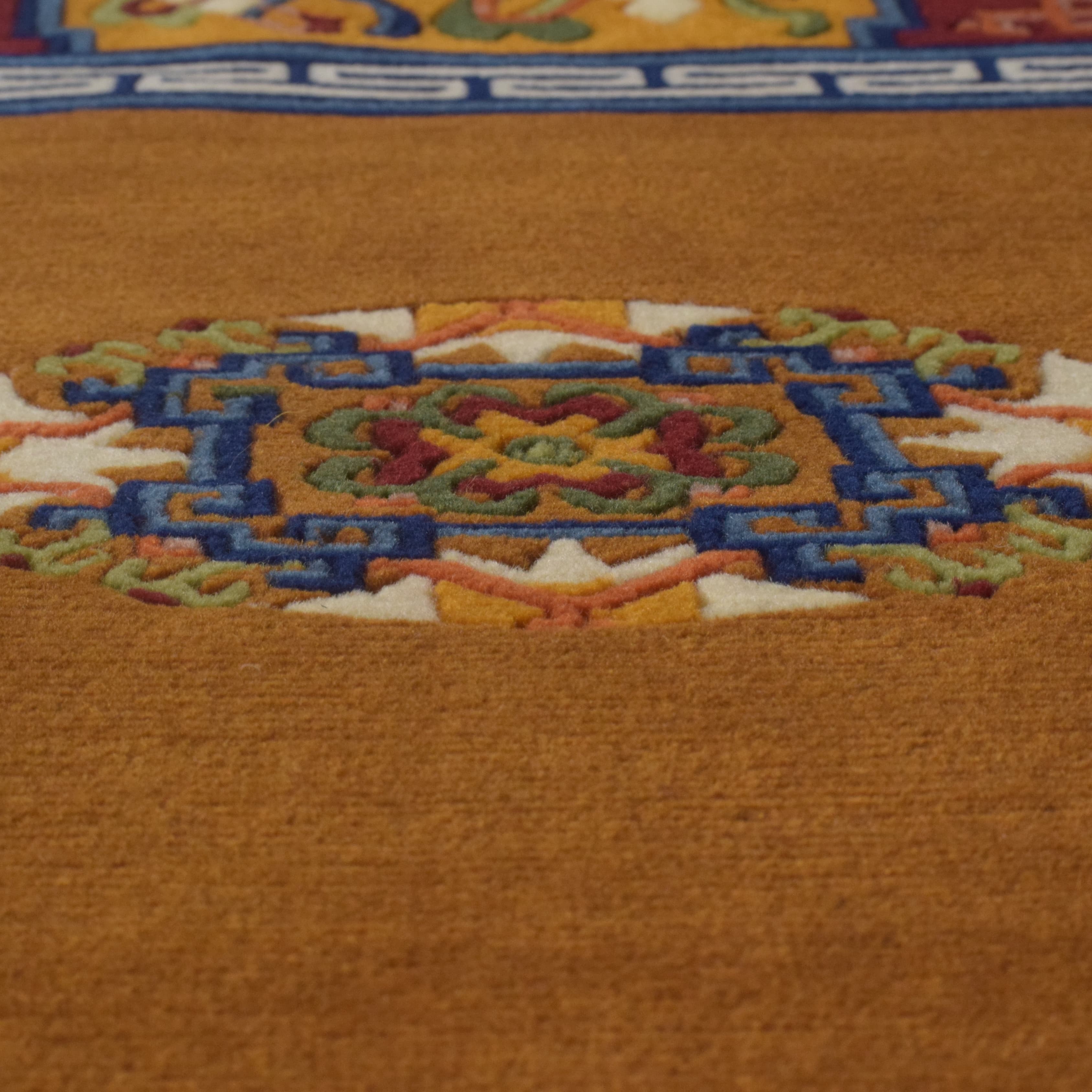 Heritage Brown Tibetan Runner Carpet 2